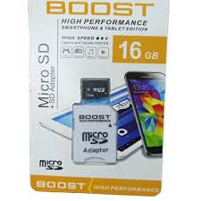 Memory Cards - 16GB BOAST MEMORY CARD